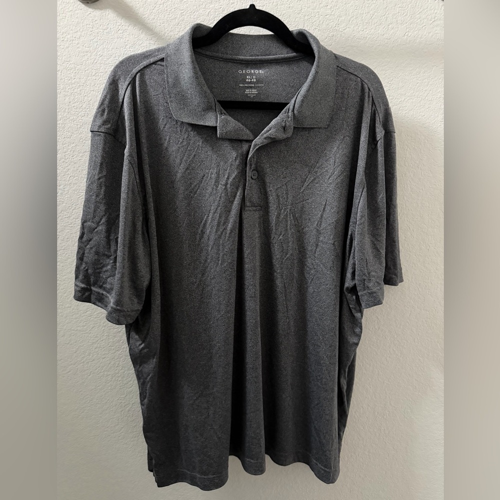 George Men’s Charcoal Gray Polo Shirt